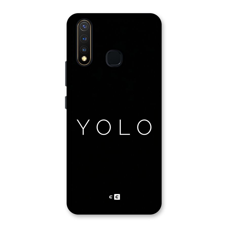 Yolo Is Truth Back Case for Vivo U20
