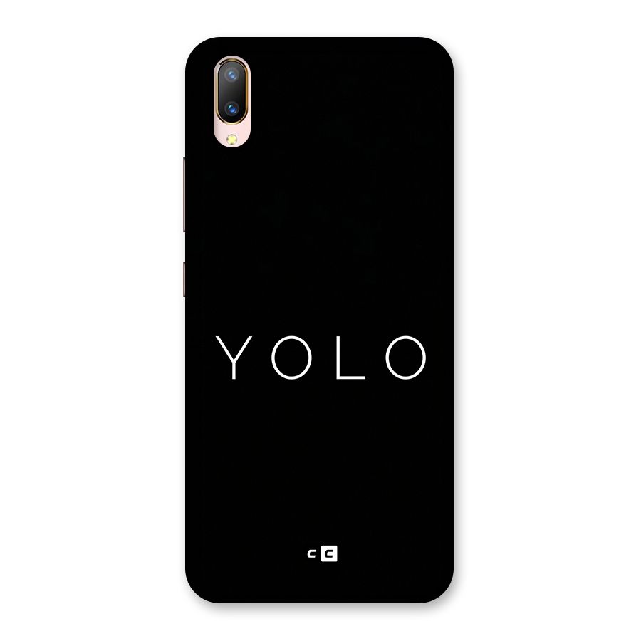 Yolo Is Truth Back Case for Vivo V11 Pro