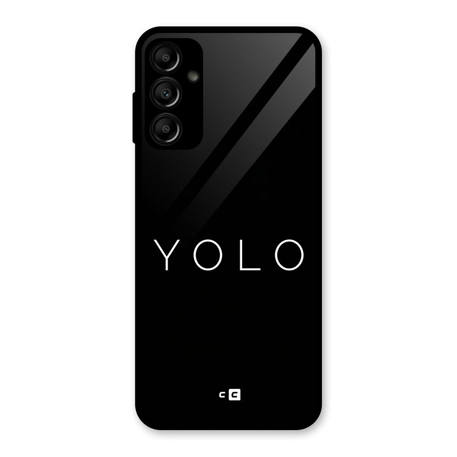 Yolo Is Truth Glass Back Case for Galaxy A14 5G