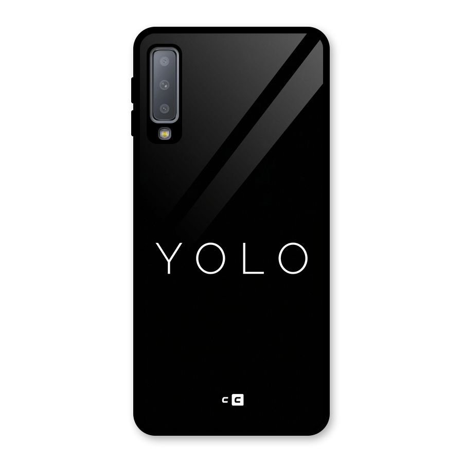 Yolo Is Truth Glass Back Case for Galaxy A7 (2018)