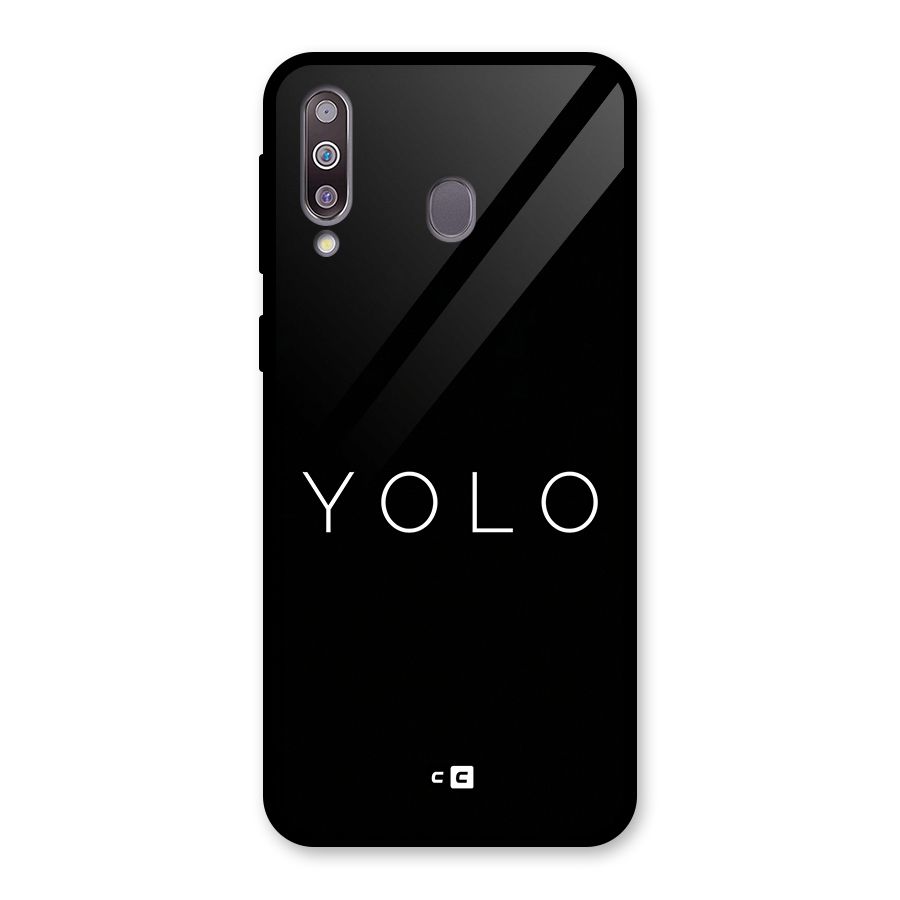 Yolo Is Truth Glass Back Case for Galaxy M30