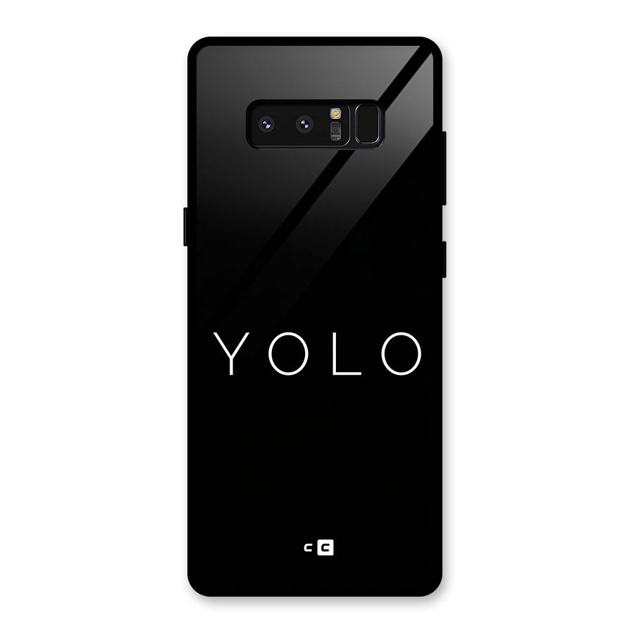 Yolo Is Truth Glass Back Case for Galaxy Note 8