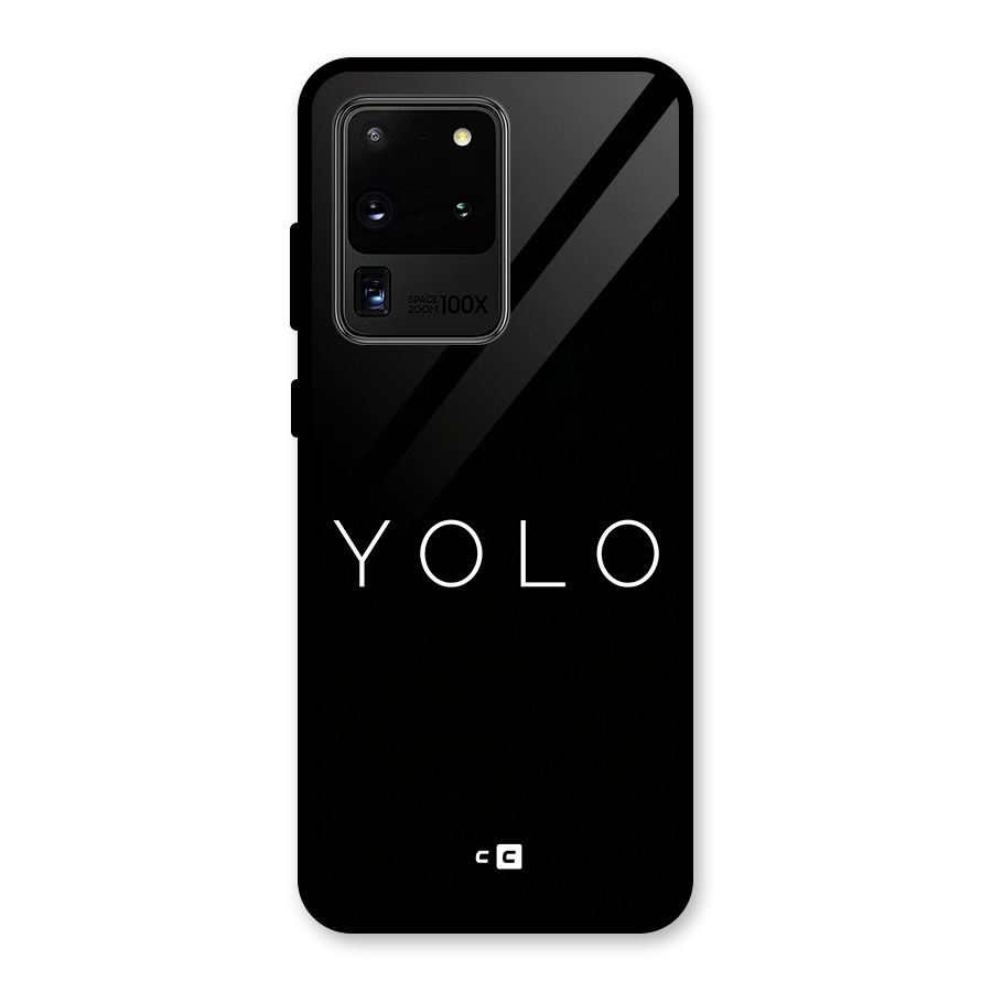 Yolo Is Truth Glass Back Case for Galaxy S20 Ultra