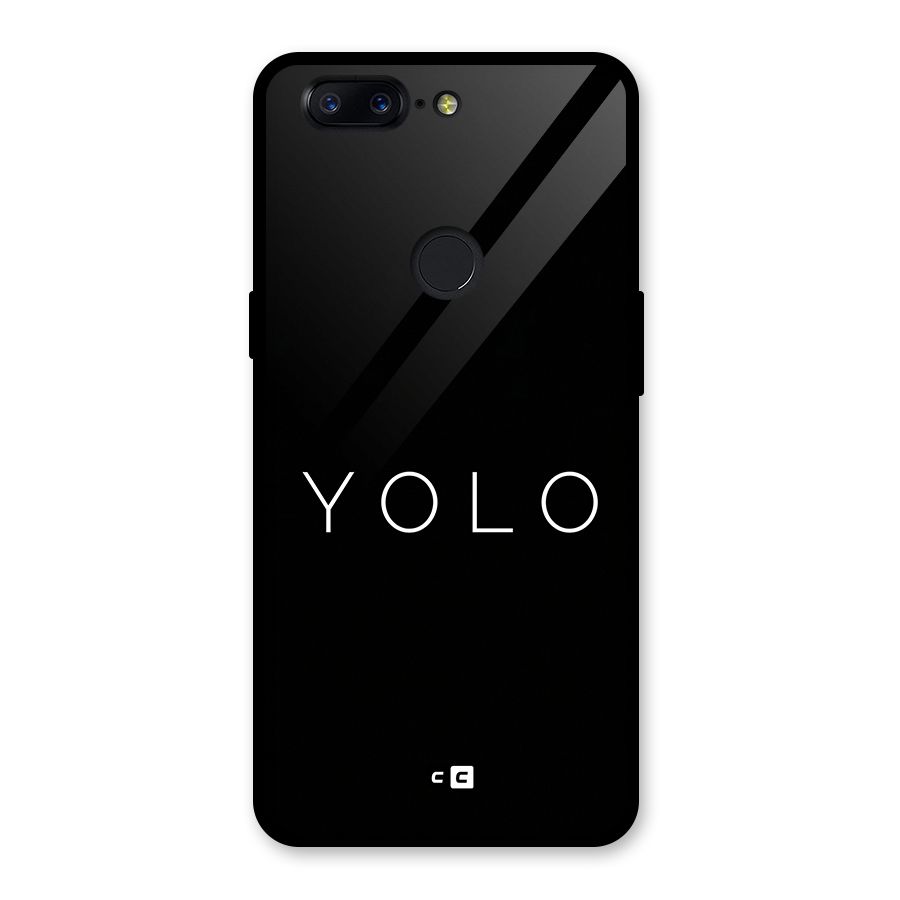 Yolo Is Truth Glass Back Case for OnePlus 5T