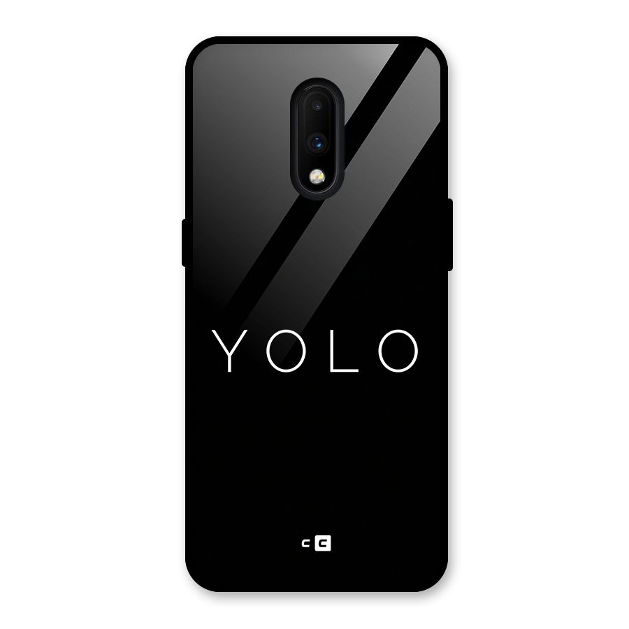 Yolo Is Truth Glass Back Case for OnePlus 7