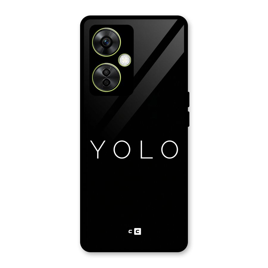 Yolo Is Truth Glass Back Case for OnePlus Nord CE 3 Lite