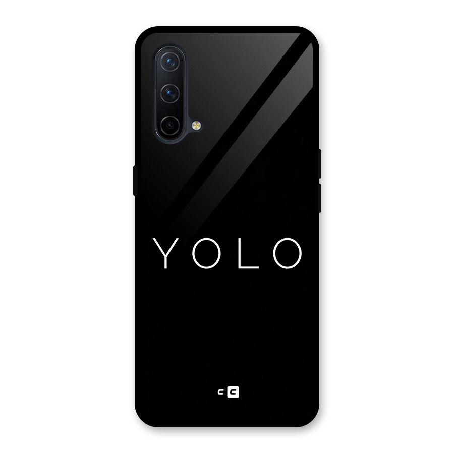Yolo Is Truth Glass Back Case for OnePlus Nord CE 5G