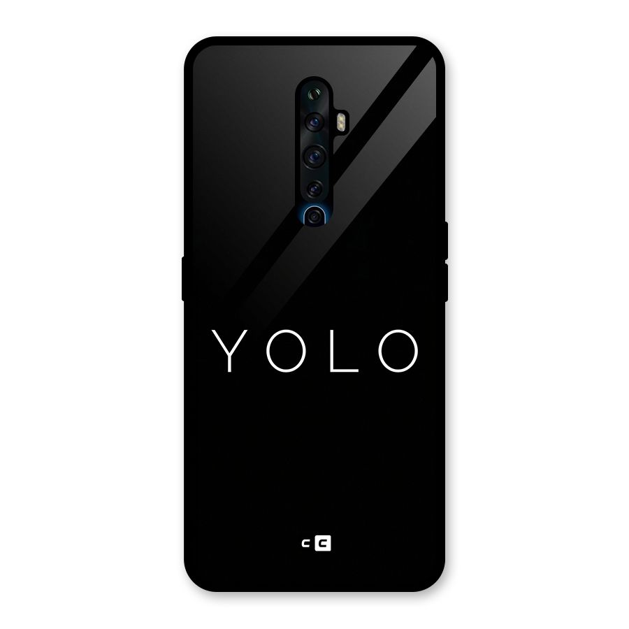 Yolo Is Truth Glass Back Case for Oppo Reno2 F