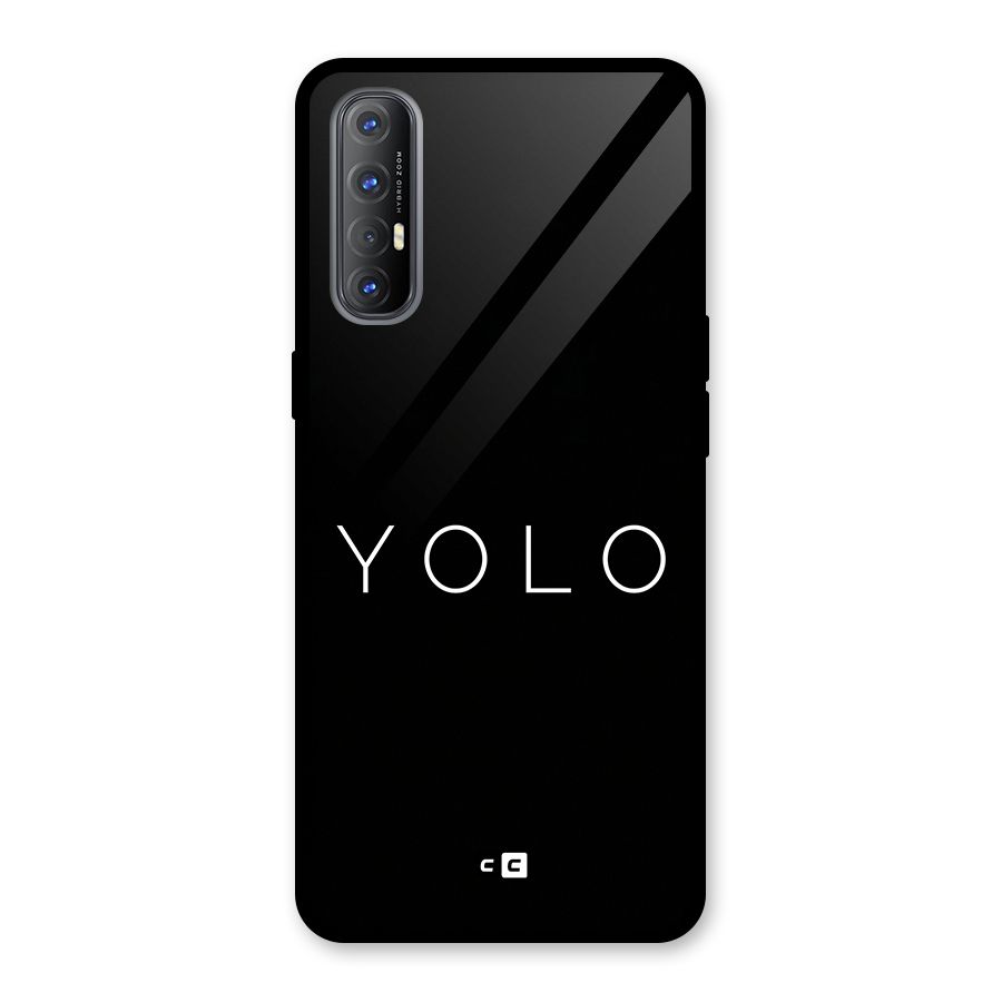 Yolo Is Truth Glass Back Case for Oppo Reno3 Pro