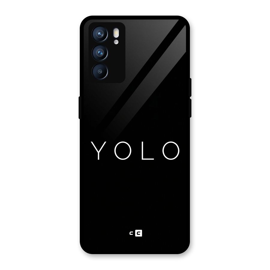 Yolo Is Truth Glass Back Case for Oppo Reno6 5G