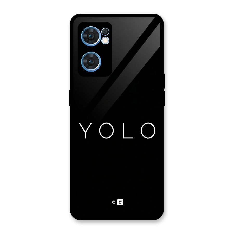 Yolo Is Truth Glass Back Case for Oppo Reno7 5G