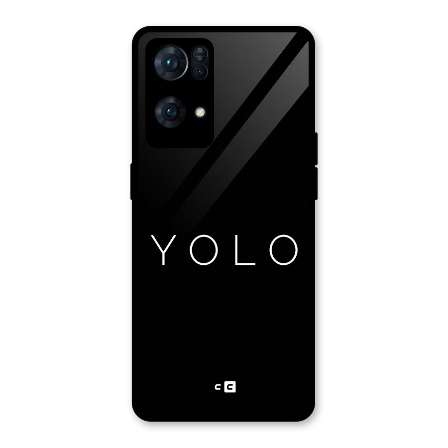 Yolo Is Truth Glass Back Case for Oppo Reno7 Pro 5G