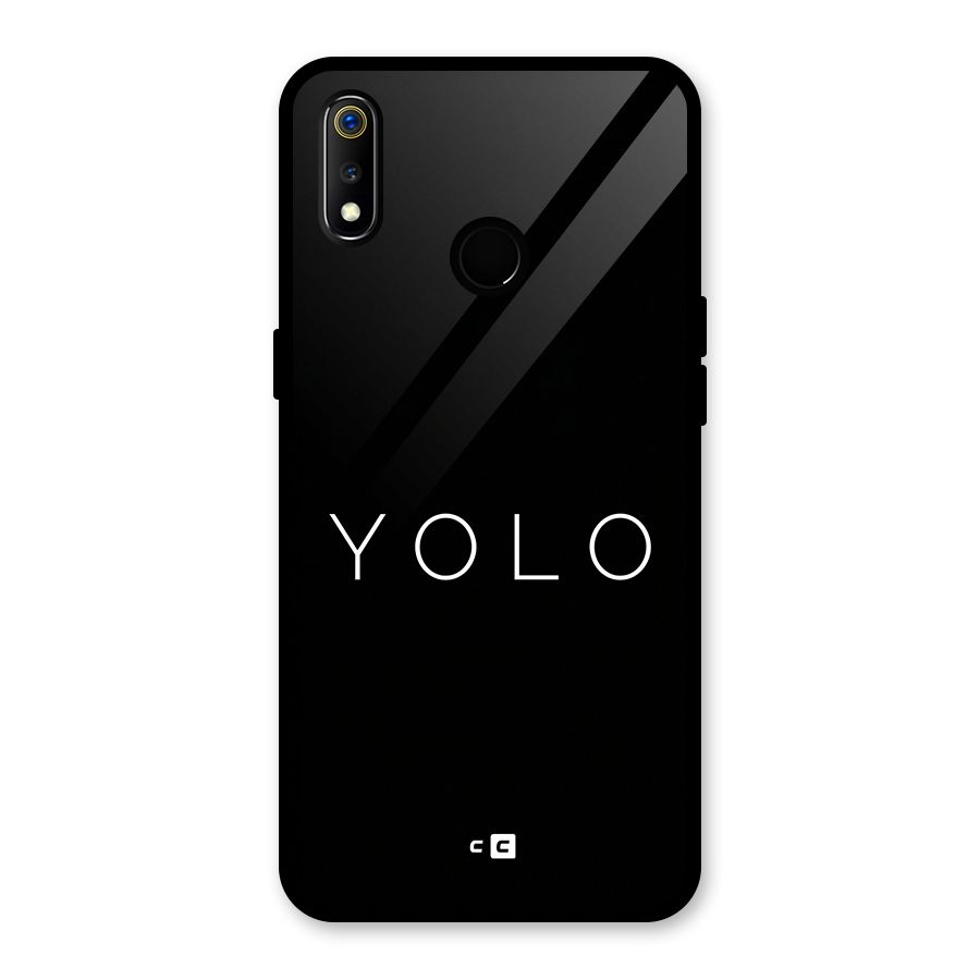 Yolo Is Truth Glass Back Case for Realme 3