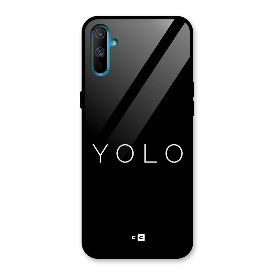 Yolo Is Truth Glass Back Case for Realme C3