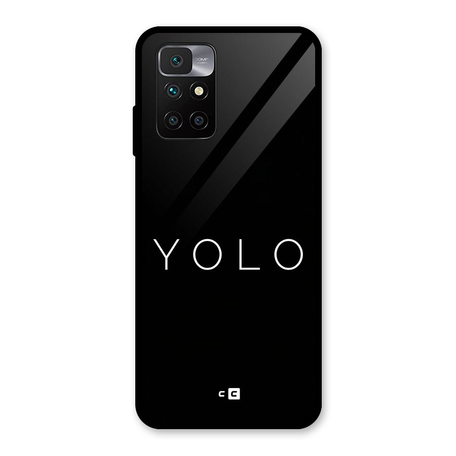 Yolo Is Truth Glass Back Case for Redmi 10 Prime