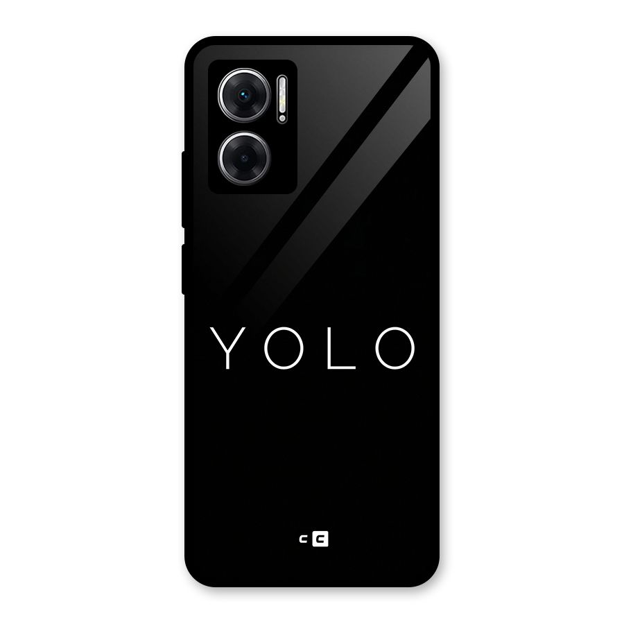 Yolo Is Truth Glass Back Case for Redmi 11 Prime 5G