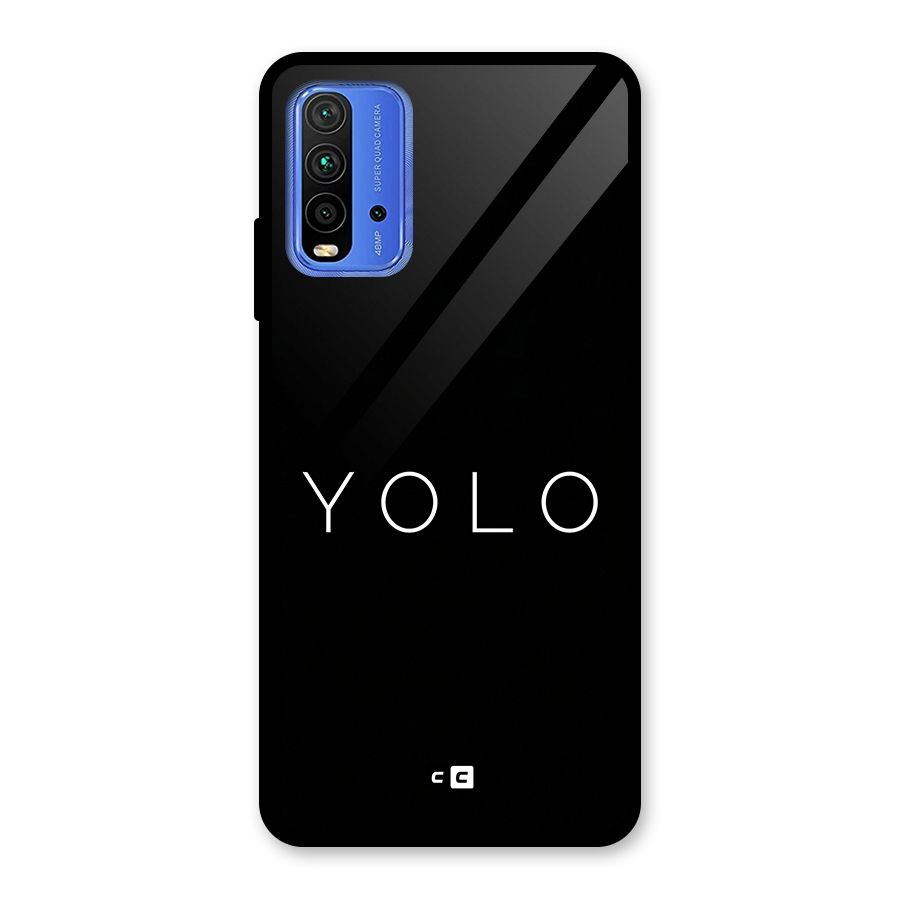 Yolo Is Truth Glass Back Case for Redmi 9 Power