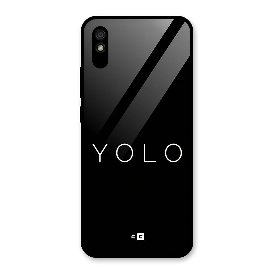 Yolo Is Truth Glass Back Case for Redmi 9i