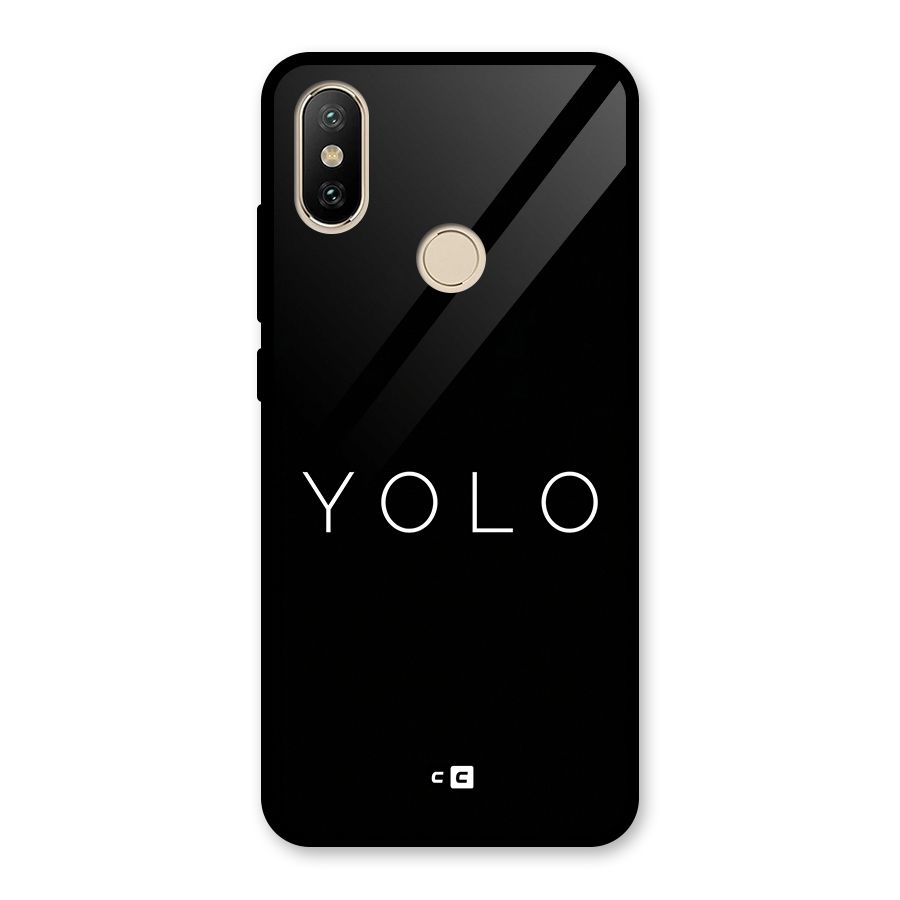 Yolo Is Truth Glass Back Case for Redmi A2