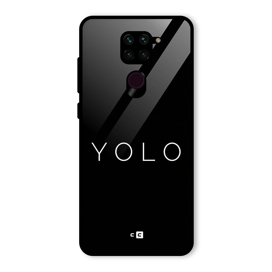 Yolo Is Truth Glass Back Case for Redmi Note 9