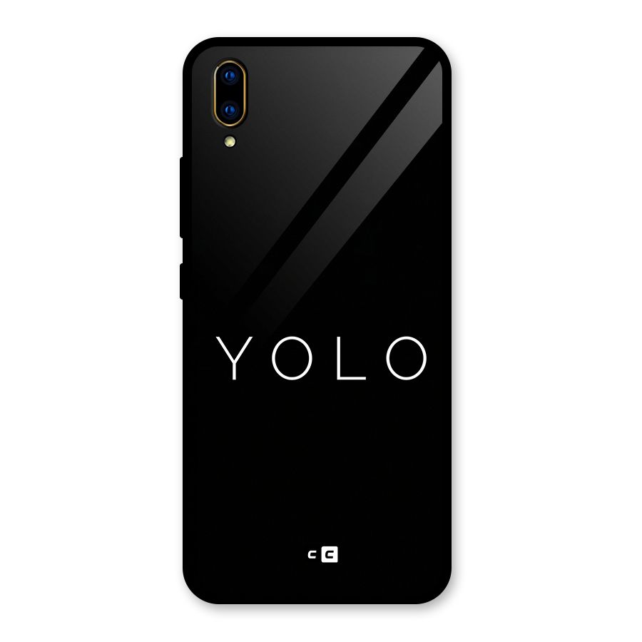 Yolo Is Truth Glass Back Case for Vivo V11 Pro