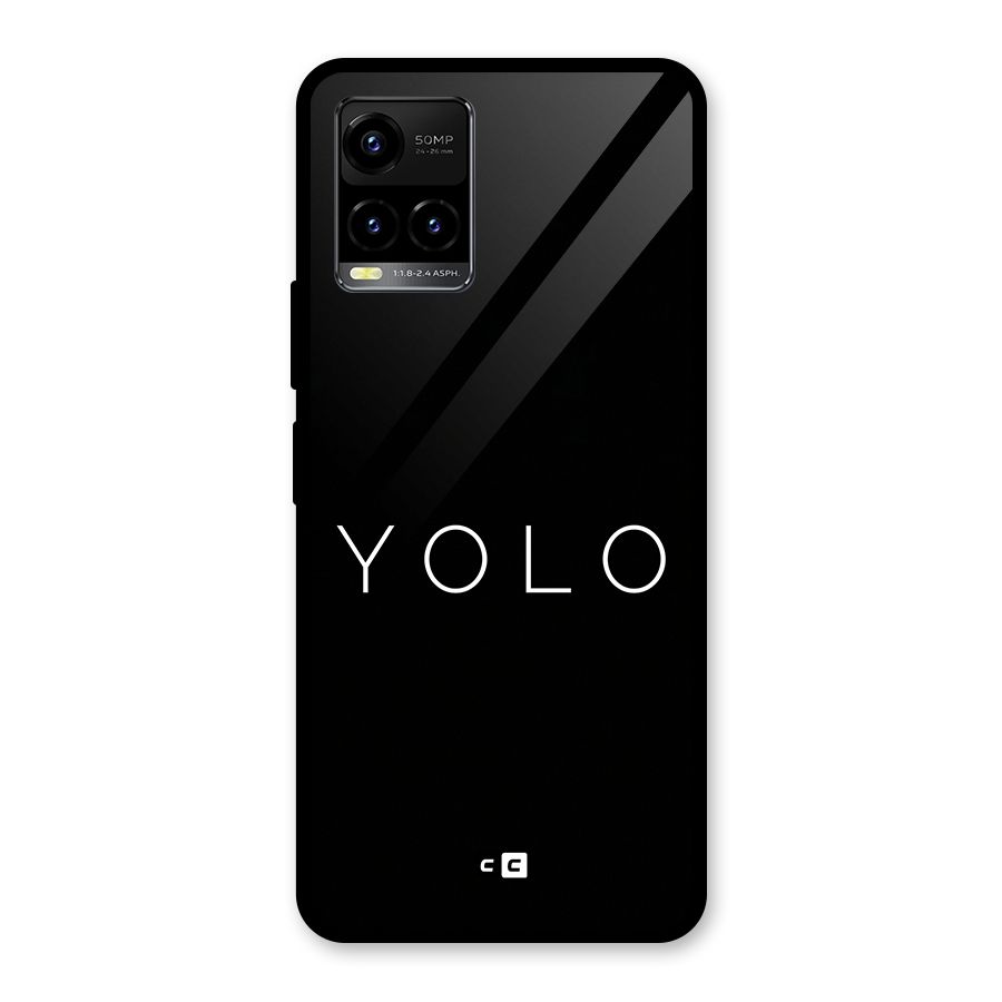 Yolo Is Truth Glass Back Case for Vivo Y21A