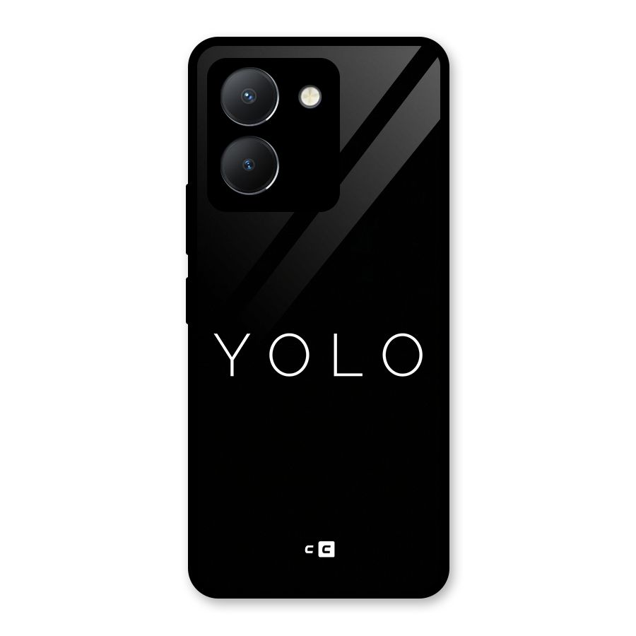 Yolo Is Truth Glass Back Case for Vivo Y36