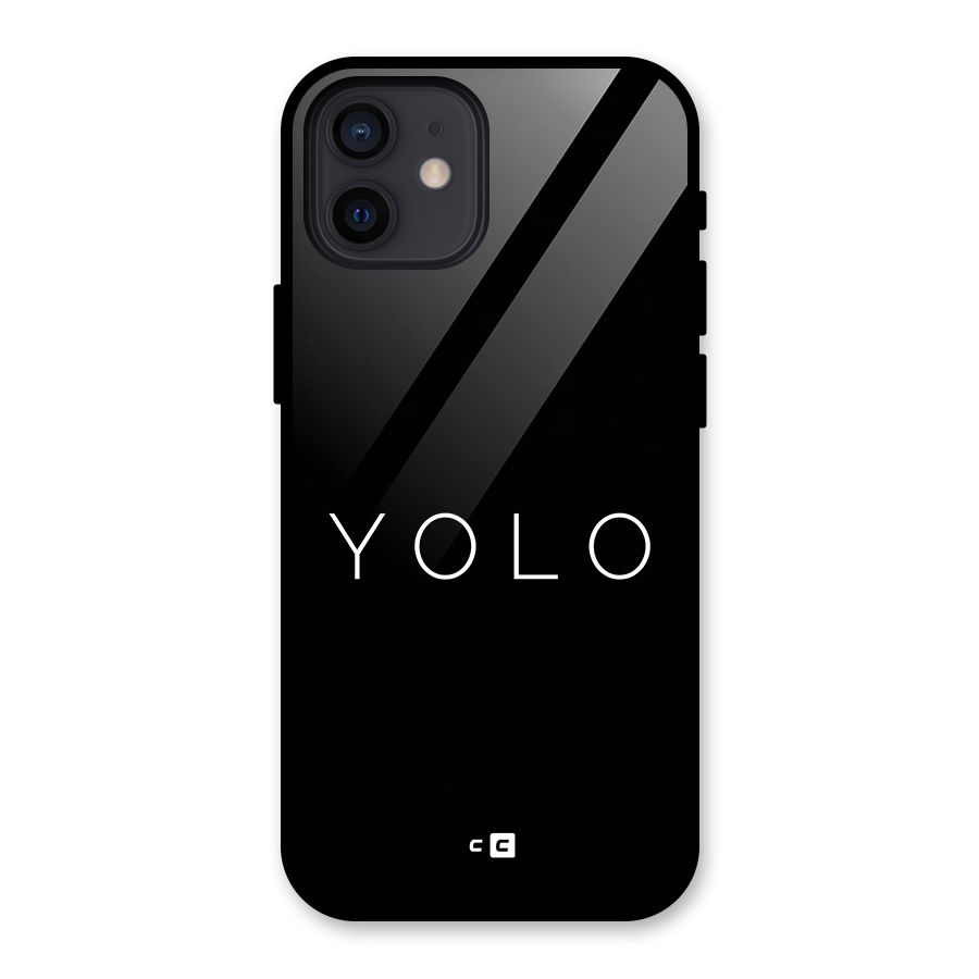 Yolo Is Truth Glass Back Case for iPhone 12