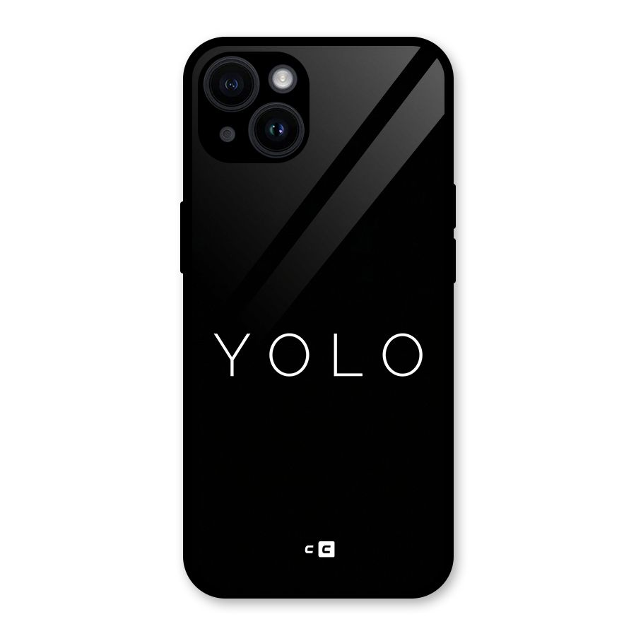 Yolo Is Truth Glass Back Case for iPhone 14
