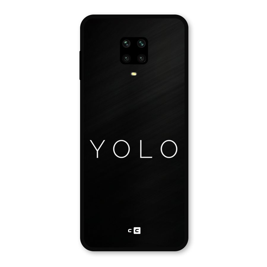 Yolo Is Truth Metal Back Case for Redmi Note 10 Lite