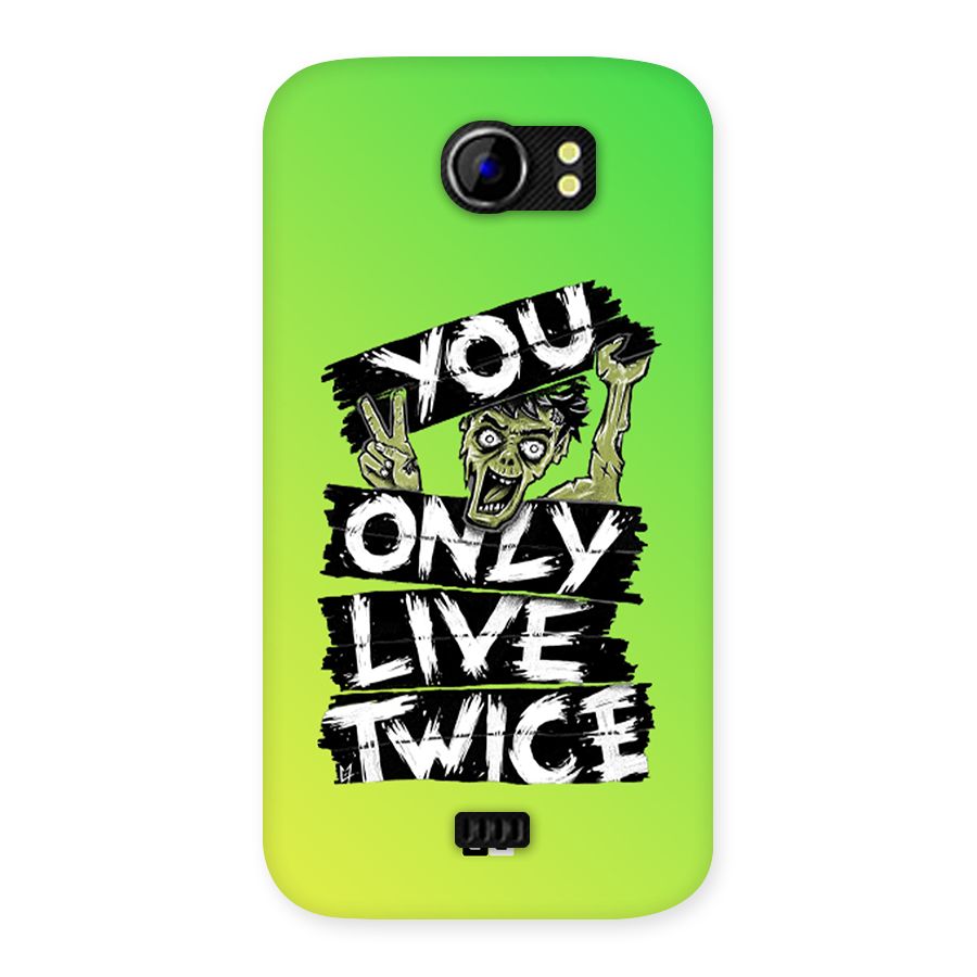 Yolo Zombie Back Case for Canvas 2 A110
