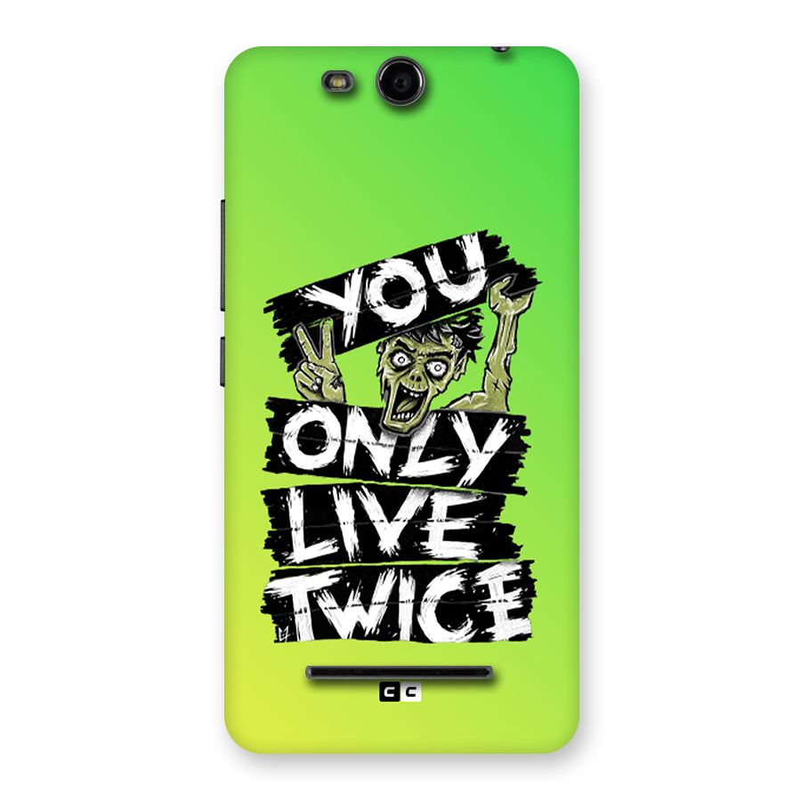 Yolo Zombie Back Case for Canvas Juice 3 Q392