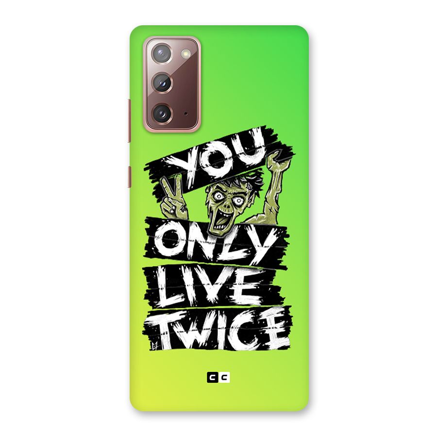 Yolo Zombie Back Case for Galaxy Note 20