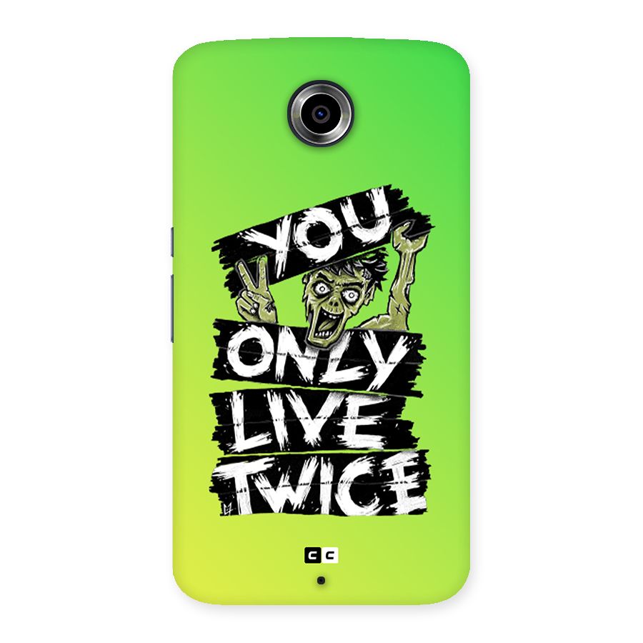 Yolo Zombie Back Case for Google Nexus 6
