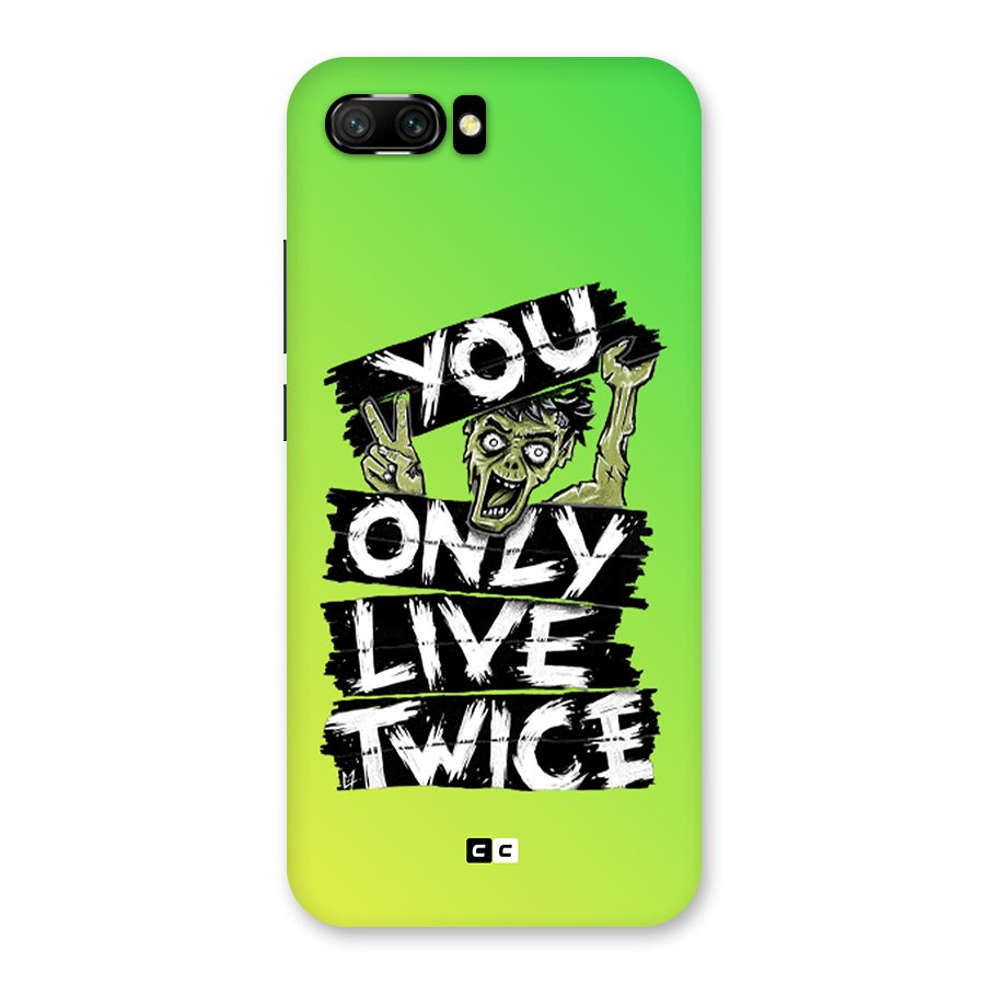 Yolo Zombie Back Case for Honor 10