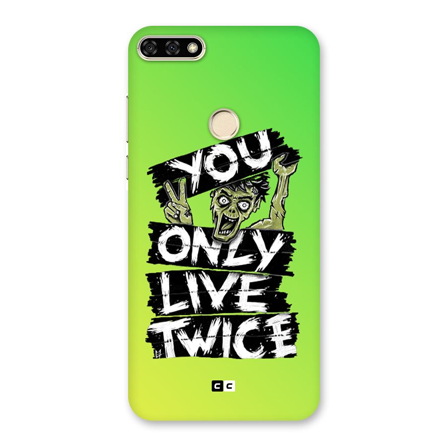 Yolo Zombie Back Case for Honor 7A
