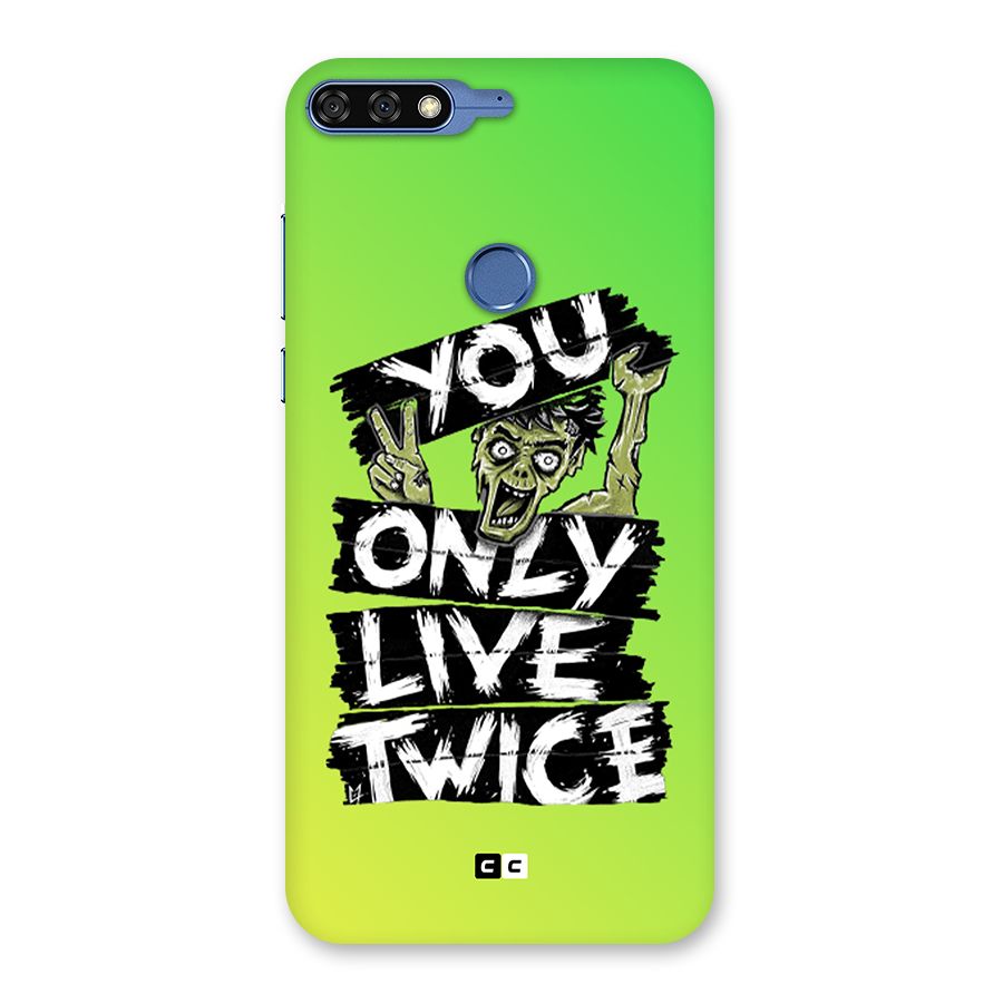 Yolo Zombie Back Case for Honor 7C