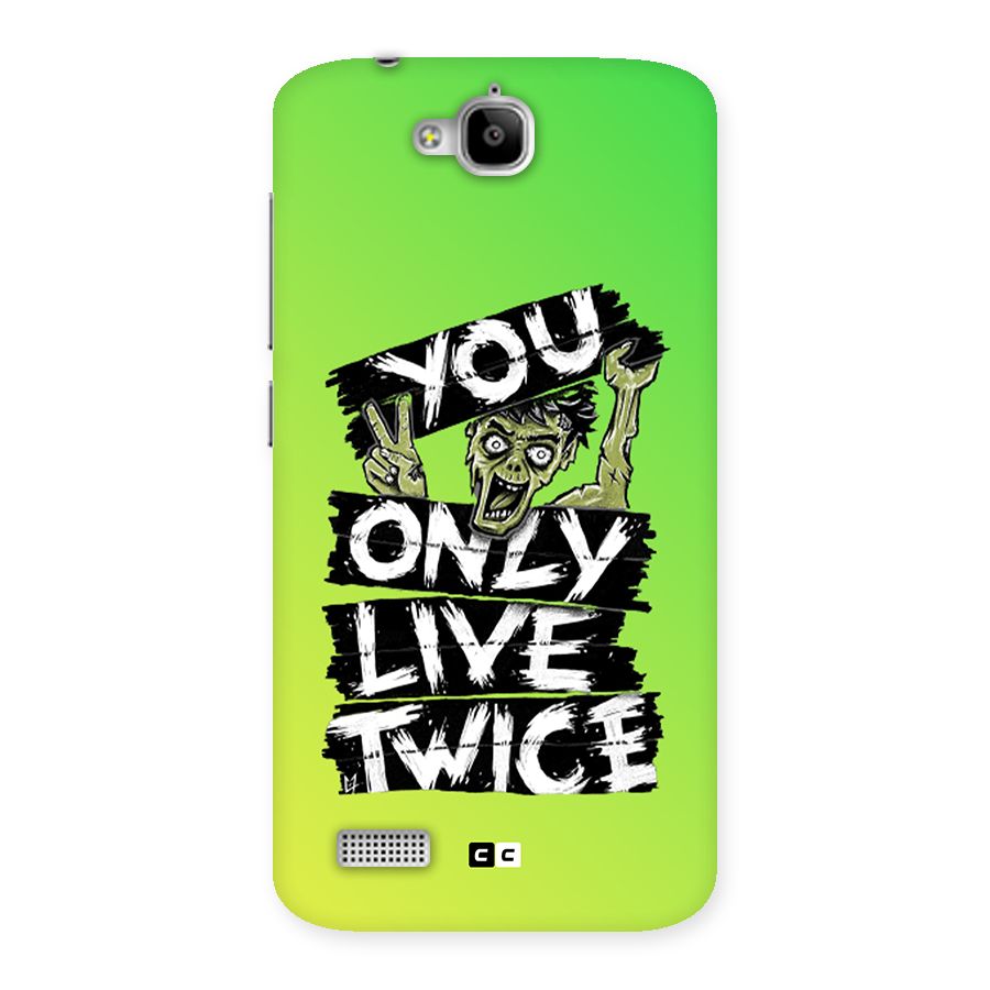 Yolo Zombie Back Case for Honor Holly