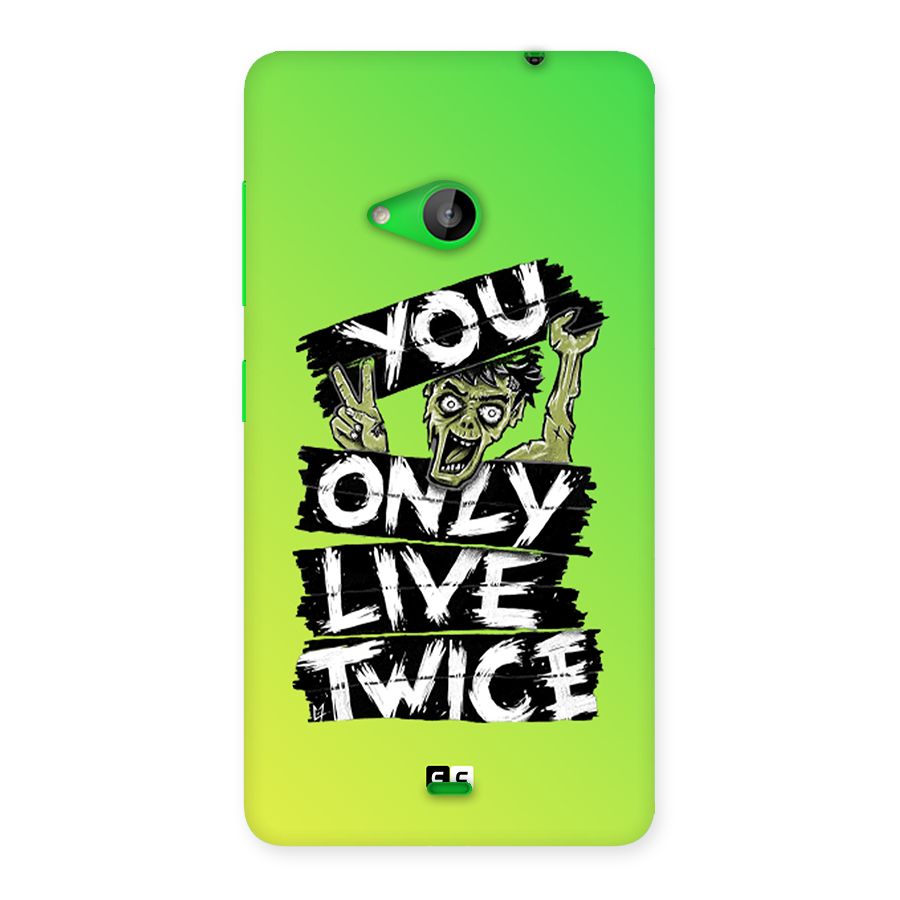 Yolo Zombie Back Case for Lumia 535