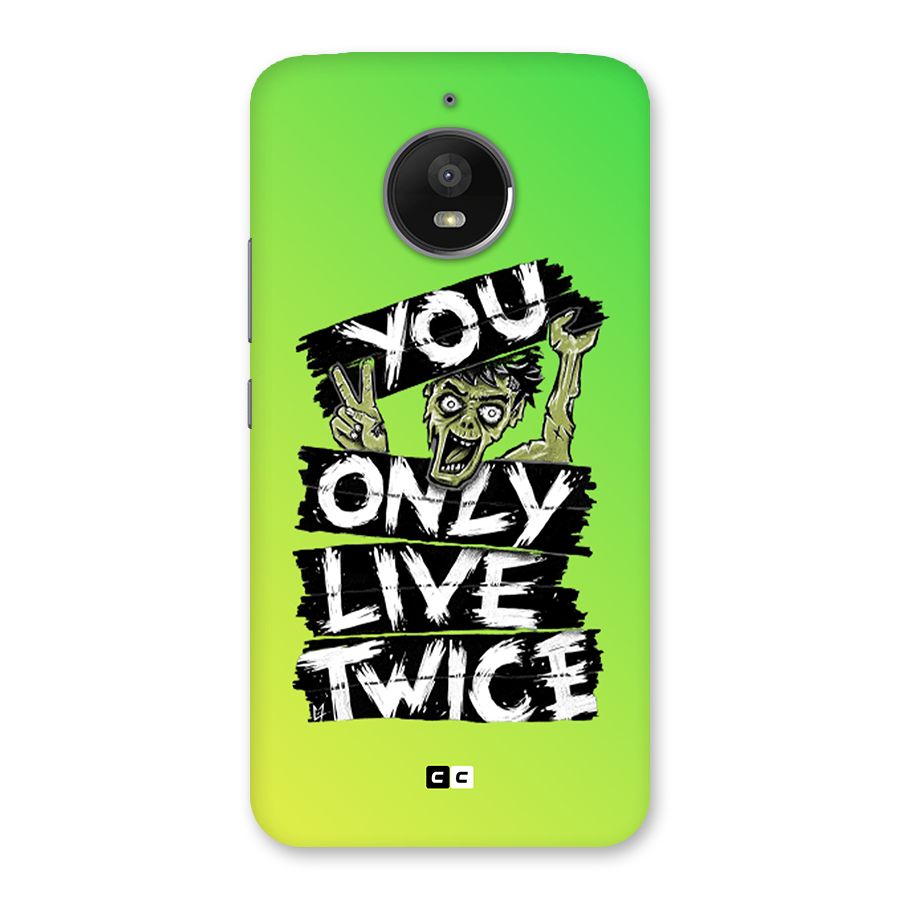 Yolo Zombie Back Case for Moto E4 Plus