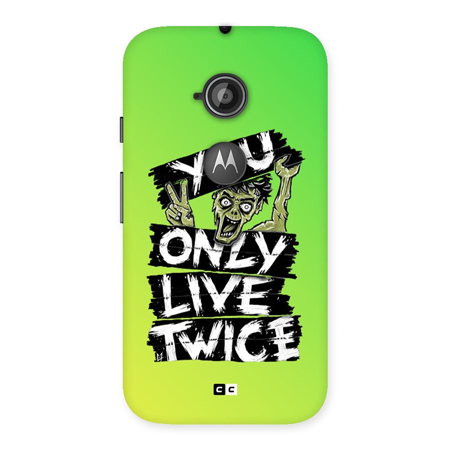 Yolo Zombie Back Case for Moto E 2nd Gen