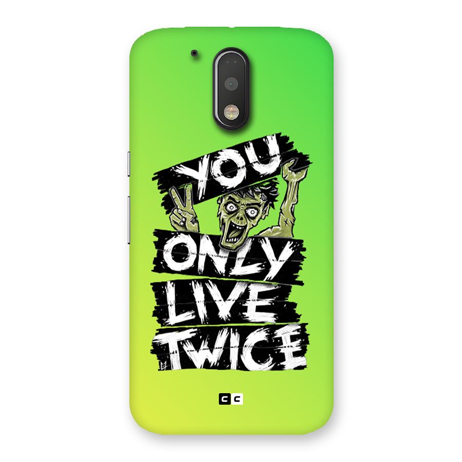 Yolo Zombie Back Case for Moto G4