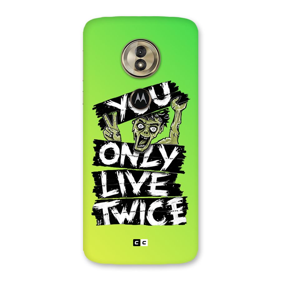 Yolo Zombie Back Case for Moto G6 Play