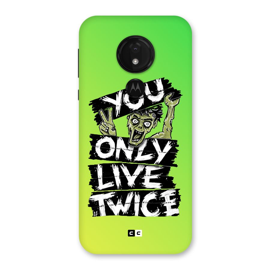 Yolo Zombie Back Case for Moto G7 Power