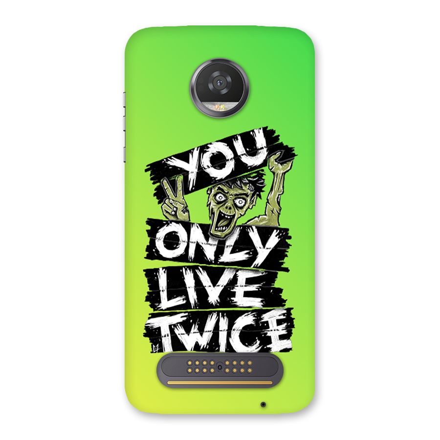 Yolo Zombie Back Case for Moto Z2 Play
