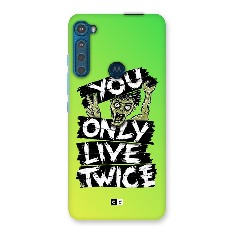 Yolo Zombie Back Case for Motorola One Fusion Plus
