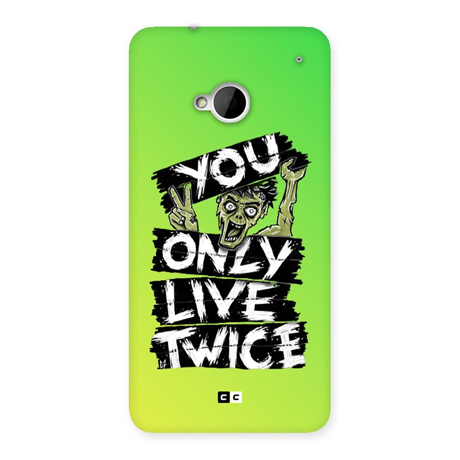 Yolo Zombie Back Case for One M7 (Single Sim)
