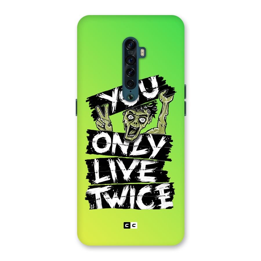 Yolo Zombie Back Case for Oppo Reno2