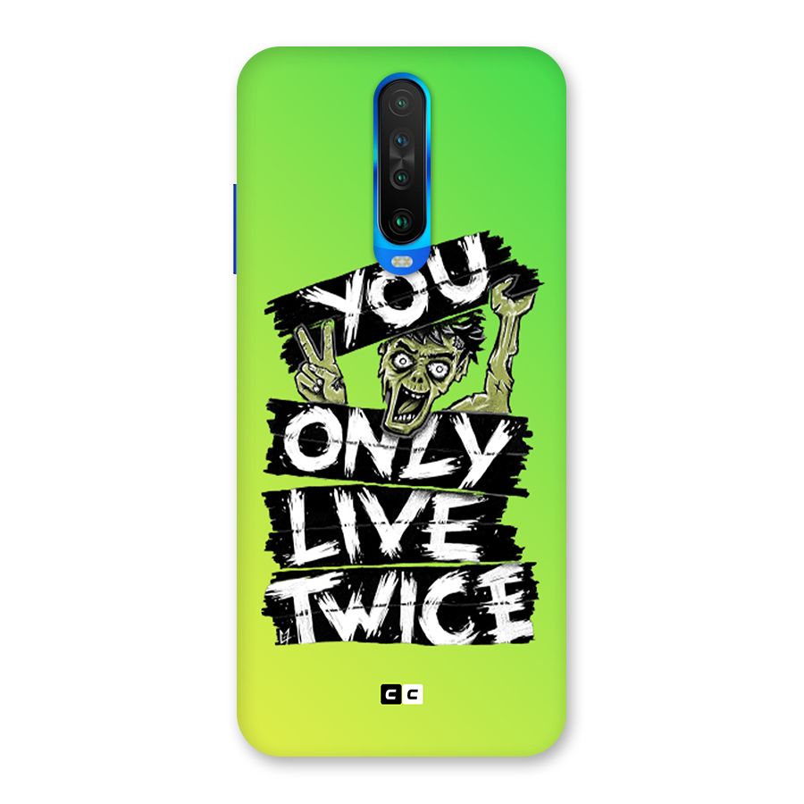 Yolo Zombie Back Case for Poco X2