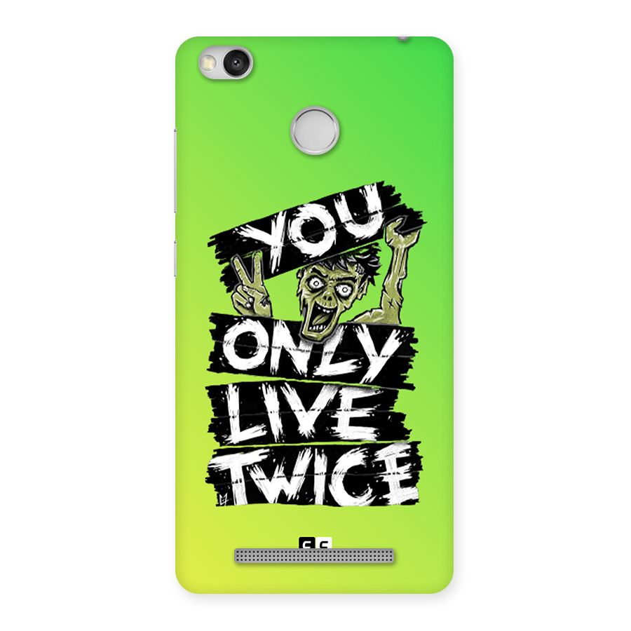 Yolo Zombie Back Case for Redmi 3S Prime